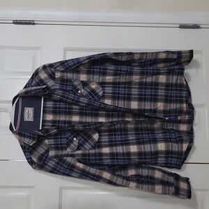 Flag and anthem mens button up